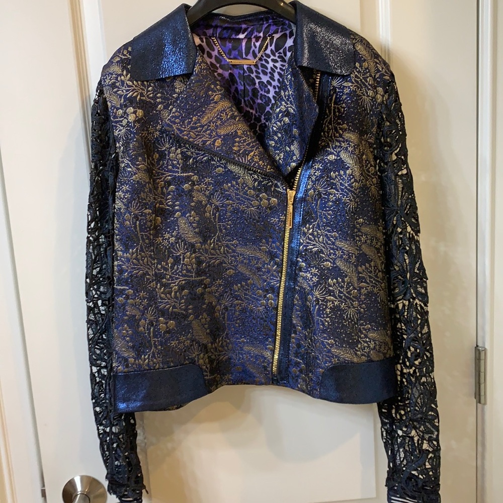 NWT Elie Tahari moto jacket size small